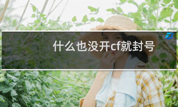 什么也没开cf就封号