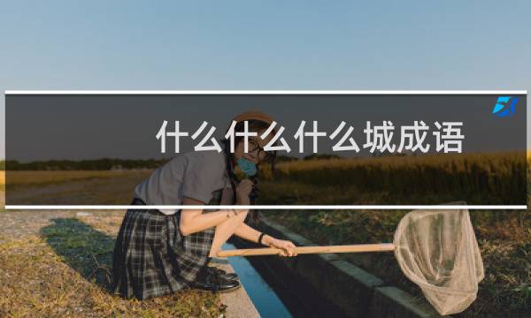 什么什么什么城成语