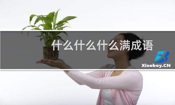 什么什么什么满成语