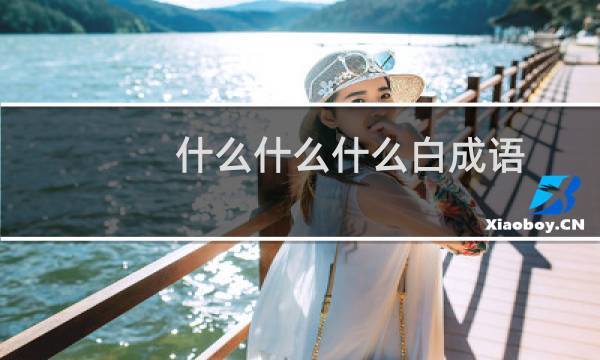 什么什么什么白成语