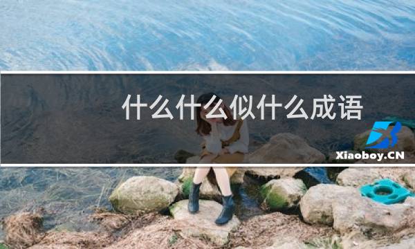 什么什么似什么成语