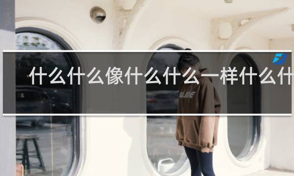 什么什么像什么什么一样什么什么