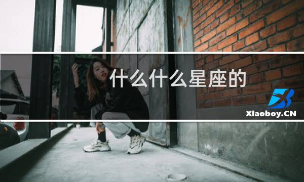什么什么星座的