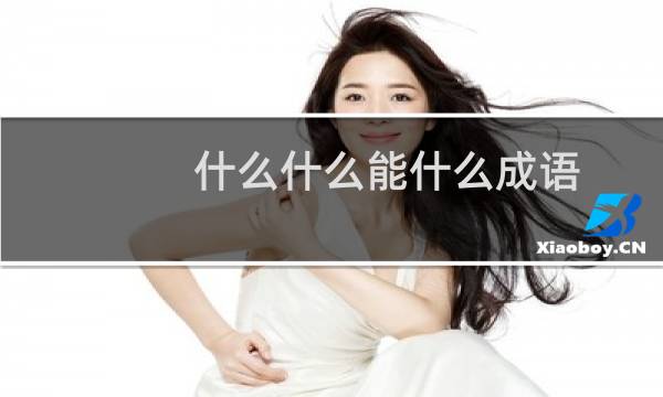 什么什么能什么成语