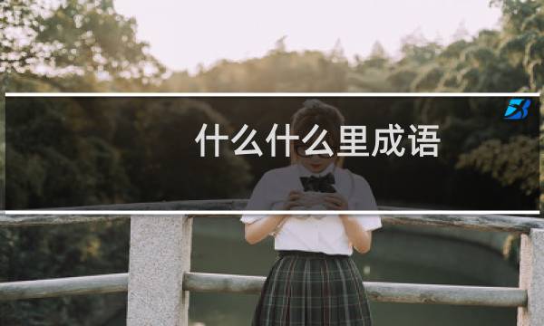 什么什么里成语