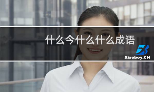 什么今什么什么成语