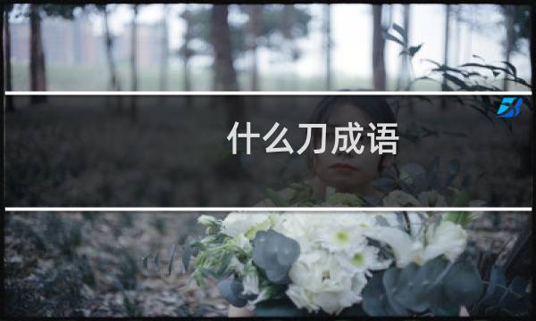 什么刀成语