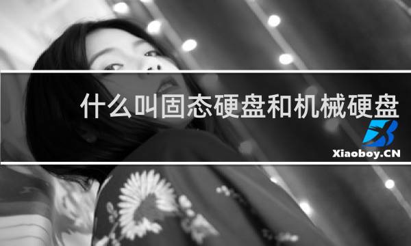 什么叫固态硬盘和机械硬盘