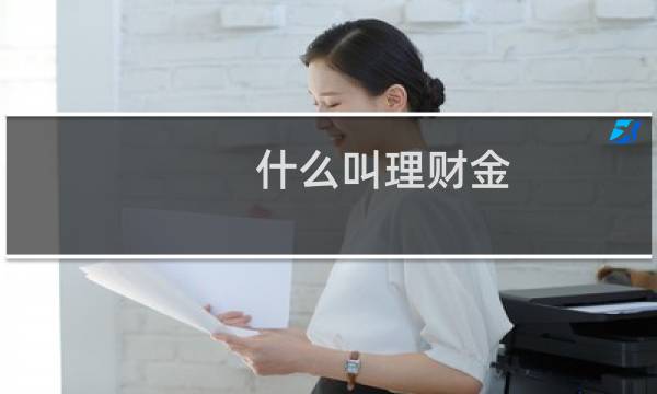 什么叫理财金