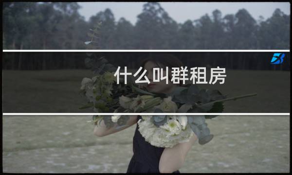 什么叫群租房