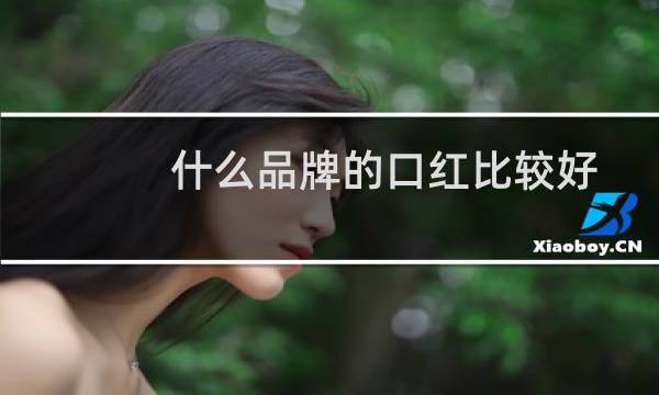 什么品牌的口红比较好