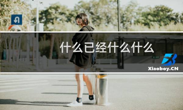 什么已经什么什么