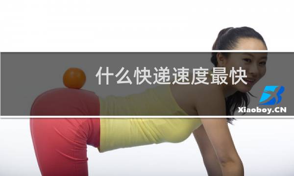 什么快递速度最快