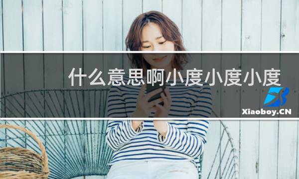什么意思啊小度小度小度