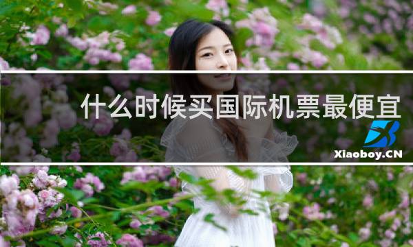 什么时候买国际机票最便宜