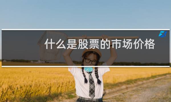 什么是股票的市场价格