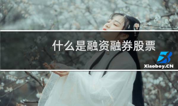 什么是融资融券股票