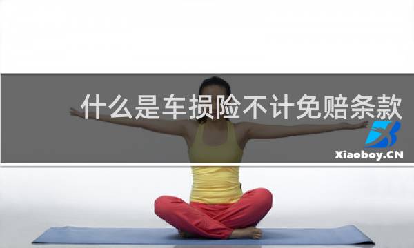 什么是车损险不计免赔条款