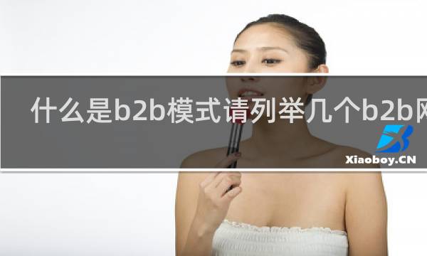什么是b2b模式请列举几个b2b网站