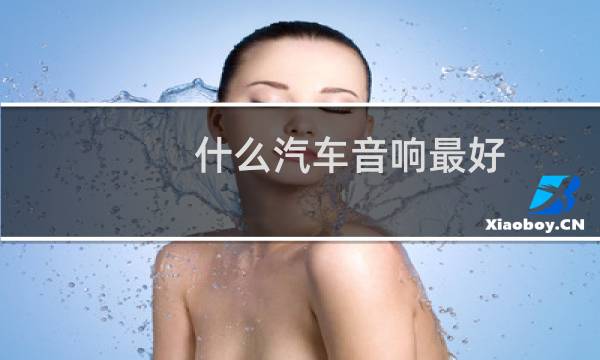 什么汽车音响最好