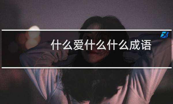 什么爱什么什么成语