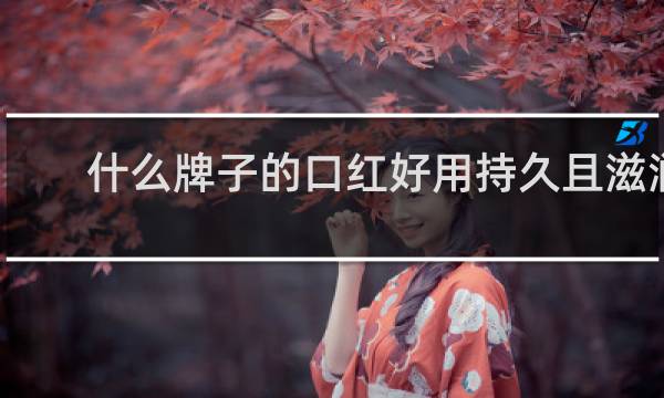 什么牌子的口红好用持久且滋润