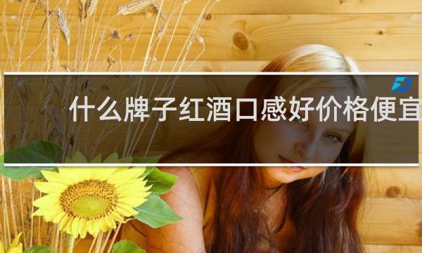 什么牌子红酒口感好价格便宜