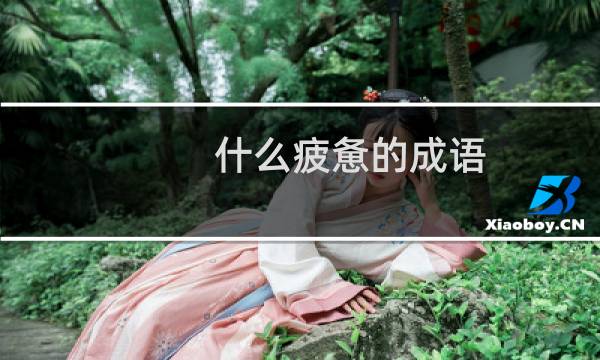 什么疲惫的成语