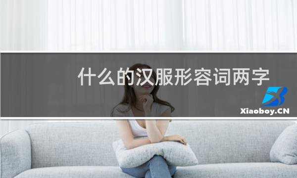 什么的汉服形容词两字