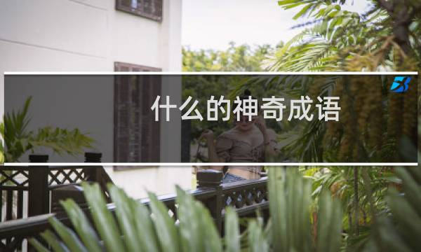 什么的神奇成语