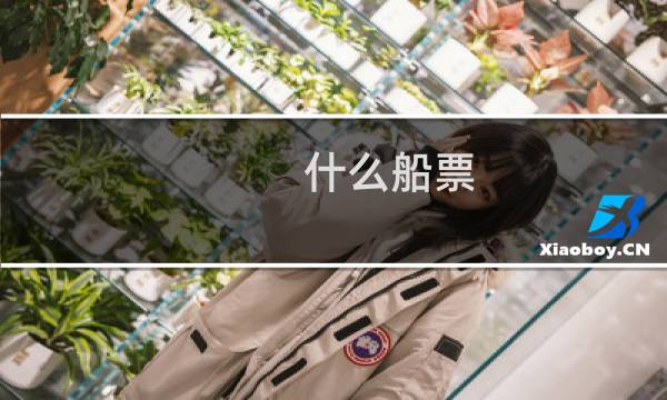什么船票