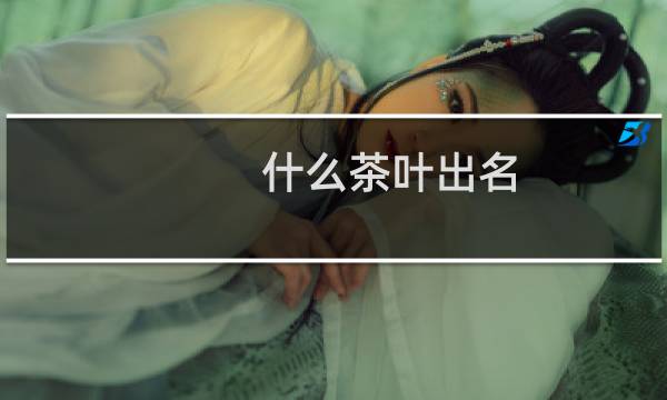 什么茶叶出名