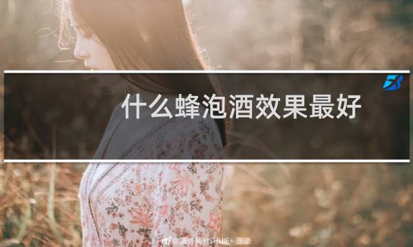什么蜂泡酒效果最好