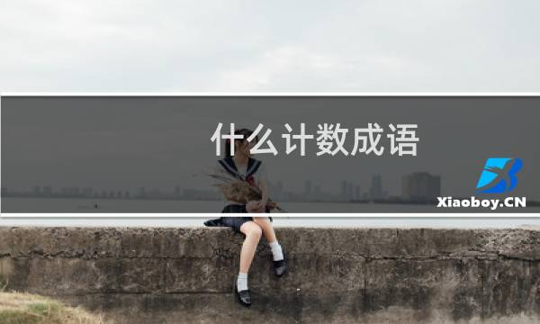 什么计数成语