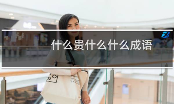 什么贵什么什么成语