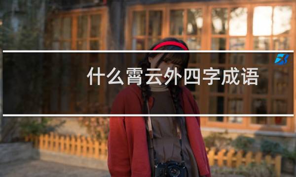 什么霄云外四字成语