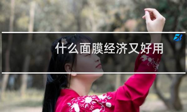什么面膜经济又好用