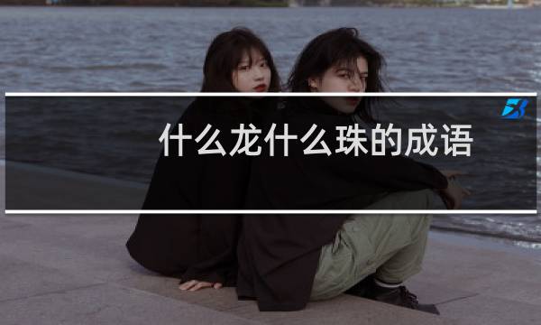 什么龙什么珠的成语
