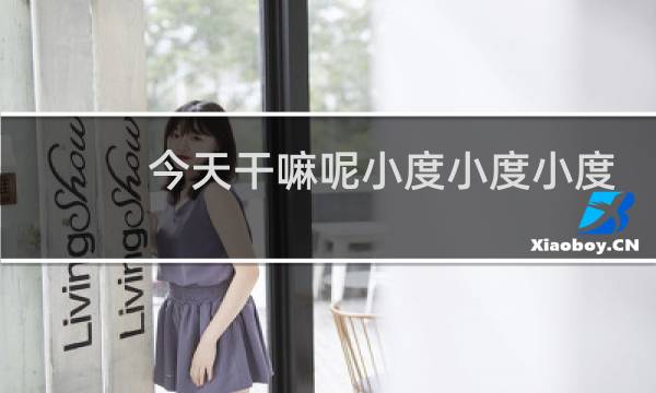 今天干嘛呢小度小度小度