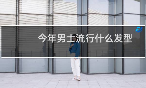 今年男士流行什么发型?
