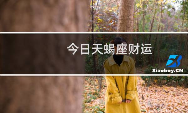 今日天蝎座财运