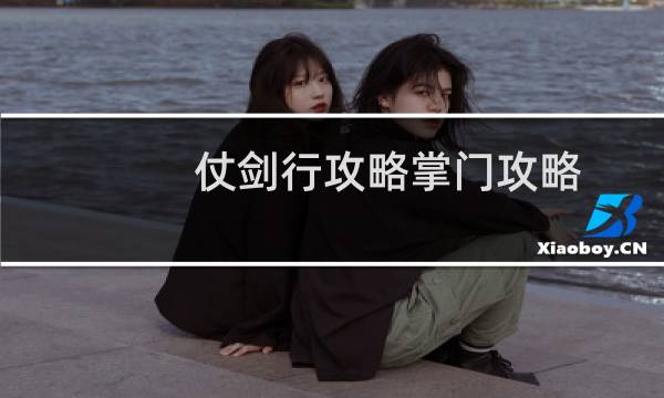 仗剑行攻略掌门攻略