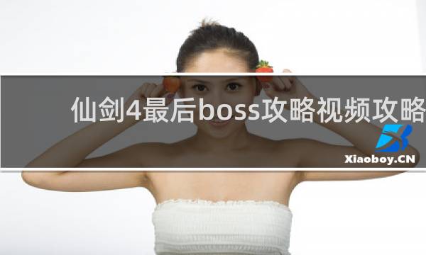 仙剑4最后boss攻略视频攻略