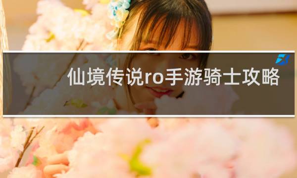 仙境传说ro手游骑士攻略