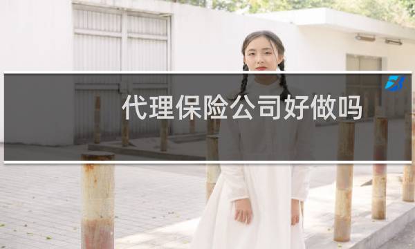 代理保险公司好做吗