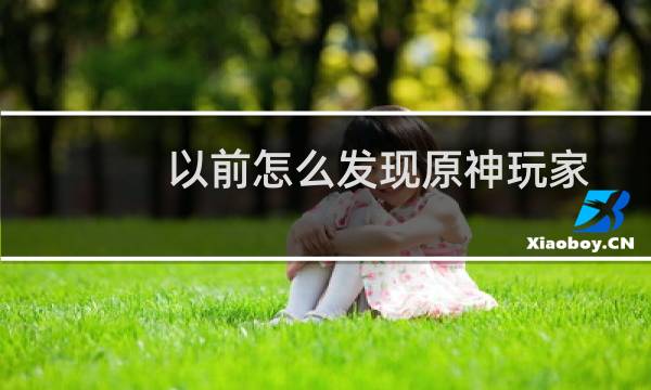 以前怎么发现原神玩家