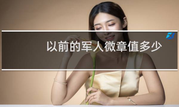 以前的军人微章值多少