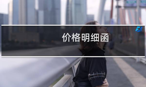 价格明细函