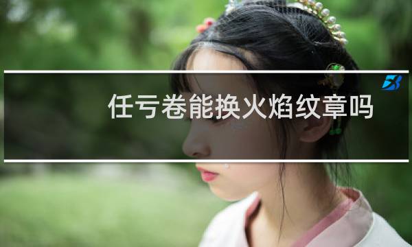 任亏卷能换火焰纹章吗