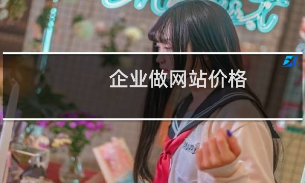 企业做网站价格